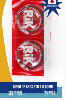 Aros STD a 0.50mm para Yamaha 40G/40X y Suzuki DT-40