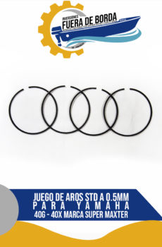 Aros STD a 0.50mm para Yamaha 40G/40X