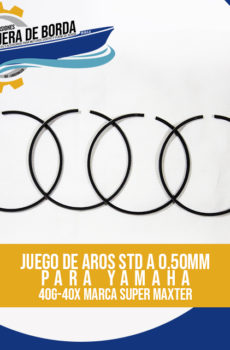 Juego de aros STD a 0.50mm para Yamaha 40G y 40X