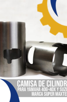 Camisa de cilindro STD para Yamaha 40G/40X y Suzuki DT-40