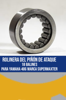 Rolinera del piñón de ataque 18 balines para Yamaha 40G